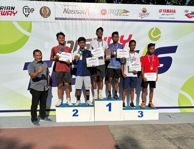 Tour Kejuaraan ke Lampung dan Pulau Jawa, Tim Tenis Lapangan Muba Borong Puluhan Medali