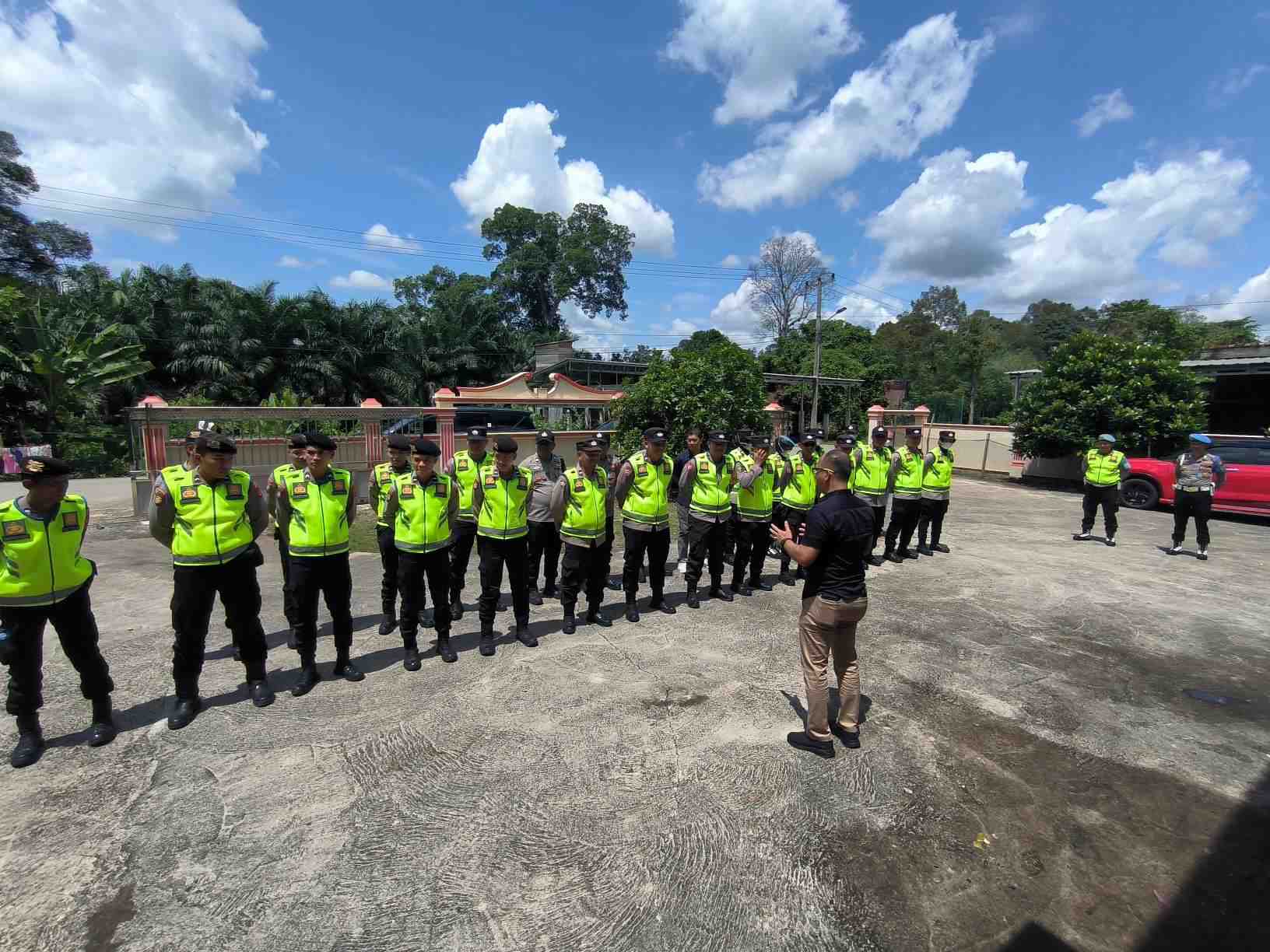 Hari Pertama Kampanye, Polres Muba Terjunkan Ratusan Personil