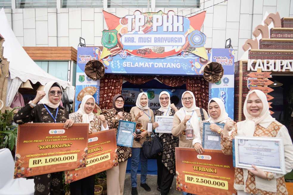 TP PKK Muba Borong Penghargaan di Festival Rempah Sumsel 2025