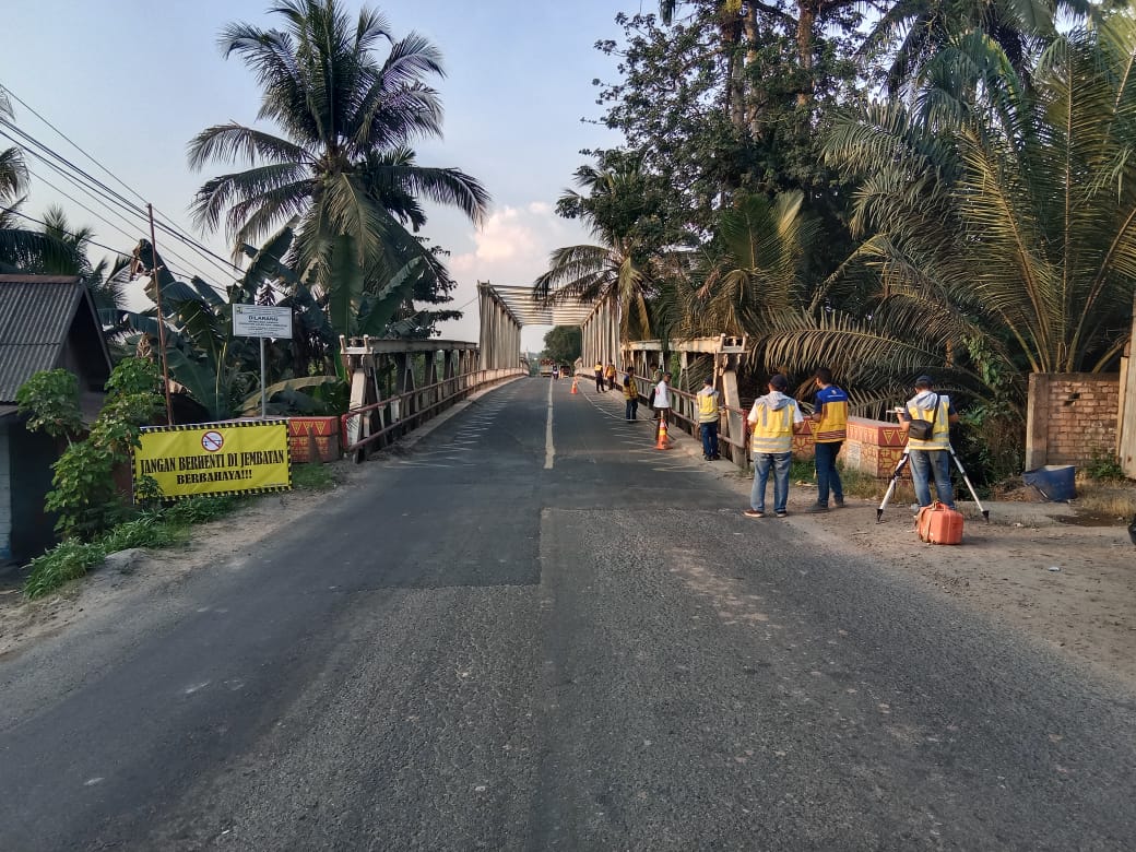 Kabel Suspensi Jembatan Peninggalan Putus, Arus Lalu Lintas Diberlakukan Sistem Buka Tutup