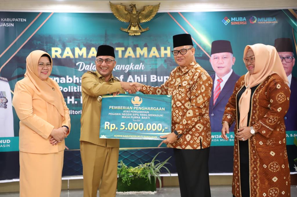 Ramah Tamah Purnabakti H Ibnu Sa'ad,  Pj Bupati H Apriyadi Sampaikan Salam Hormat dan Terima Kasih 