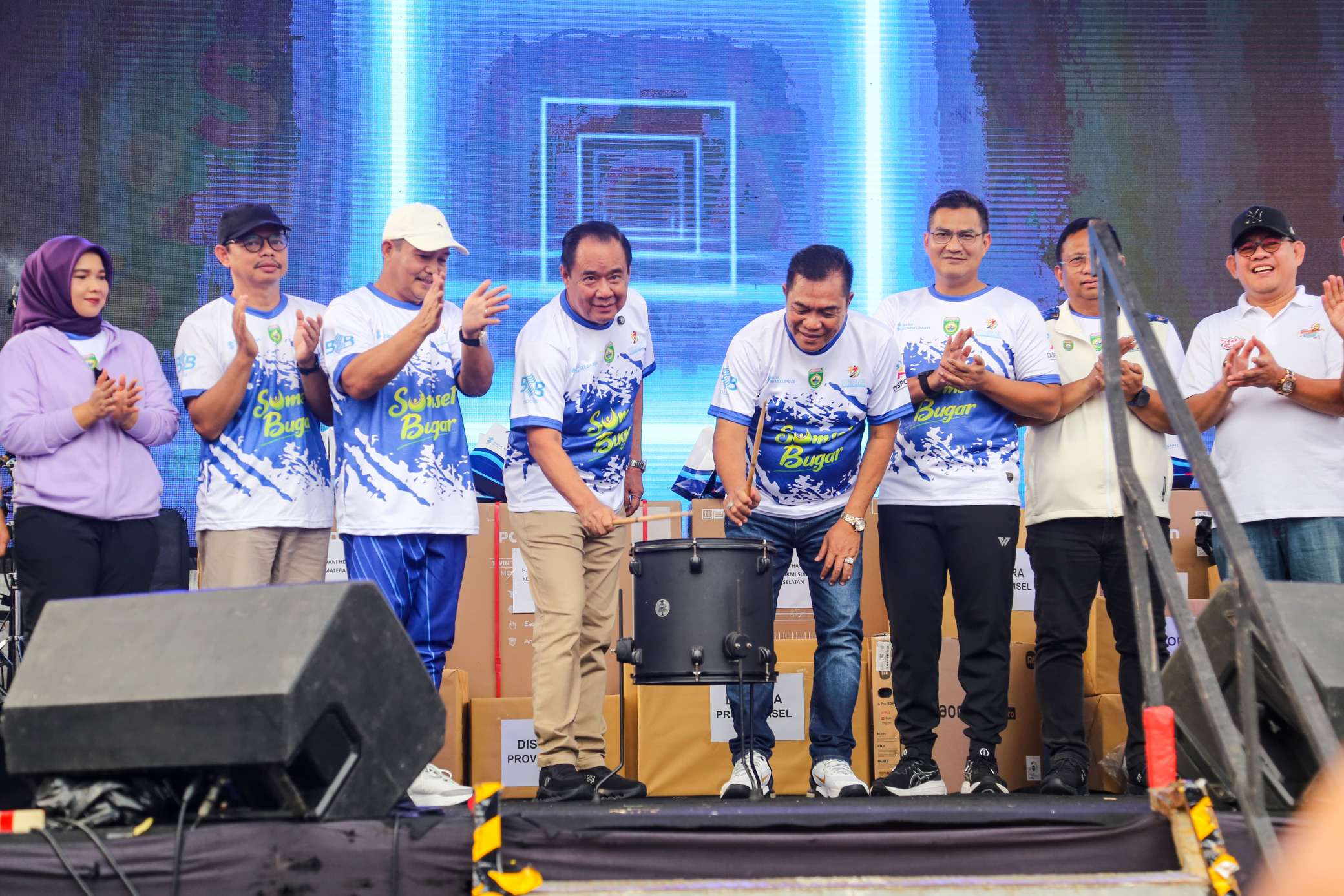 Bupati dan Wabup Launching 'Kormi Goes To School' Wagub Sumsel: Muba Layak Jadi Pelopor Olahraga Tradisional 