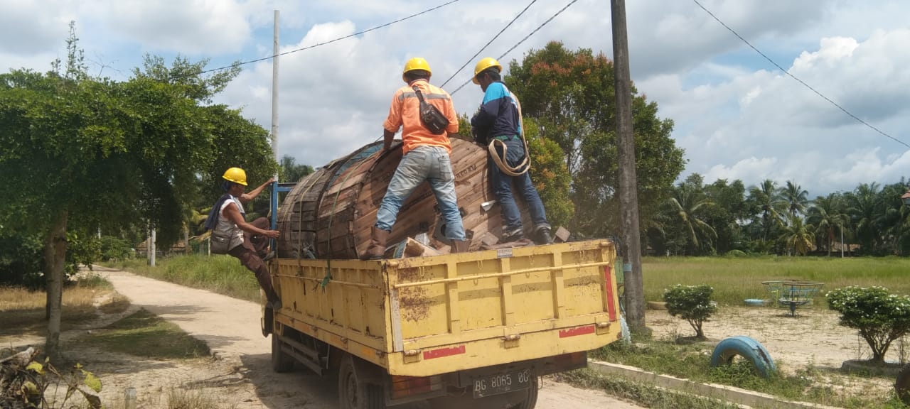 Ground Breaking Peralihan MEP ke PLN Berlangsung di Wilayah Babat Supat, Ini Harapan Masyarakat