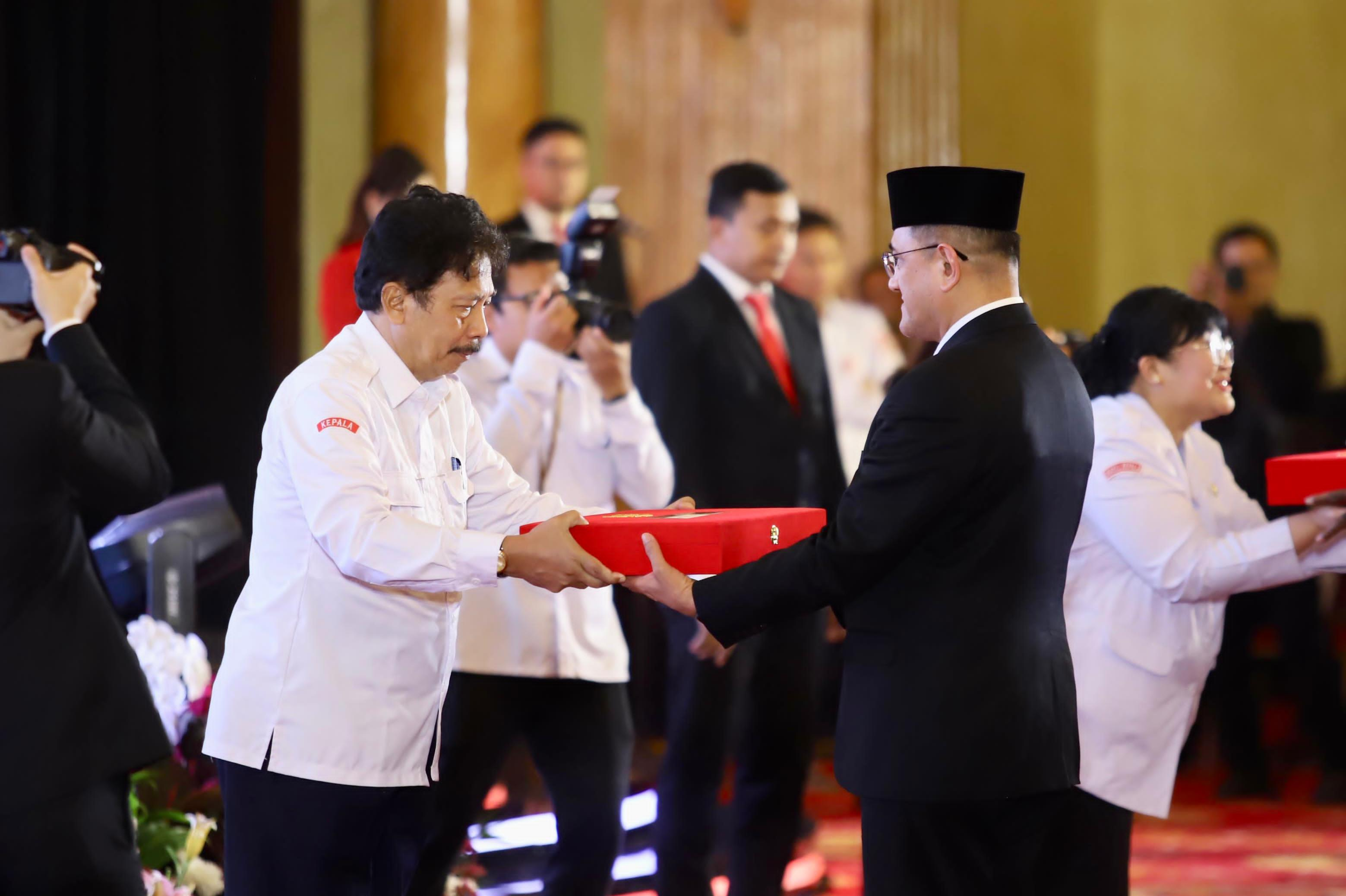 Sumsel Terima Duplikat Bendera Pusaka dari BPIP untuk HUT ke-79 RI