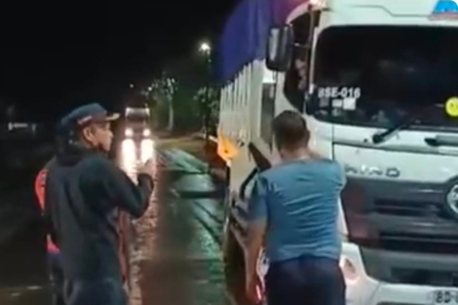 Nekat Melintas! Truk Batu Bara Ini Langsung Diputar Balik Dishub Lubuklinggau