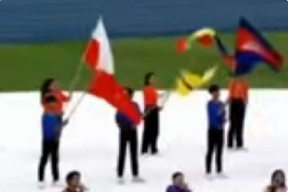 Upacara Pembukan SEA GAMES, Bendera Indonesia Dipasang Terbalik