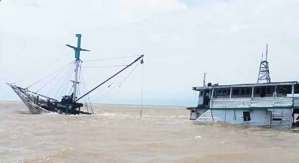 Kapal KLM Benua Indah Karam di Perairan Banyuasin, Berangkat Dari Palembang Tujuan Riau, Ini Nasib ABK Nya