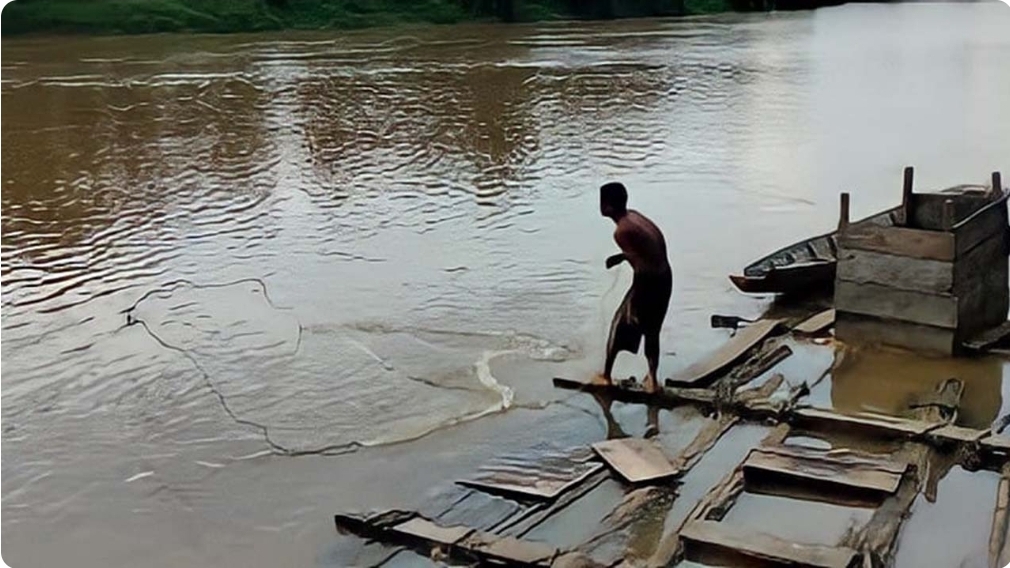 Kondisi Pasang Surut Sungai Musi, Picu Penurunan Hasil Tangkapan Ikan Nelayan