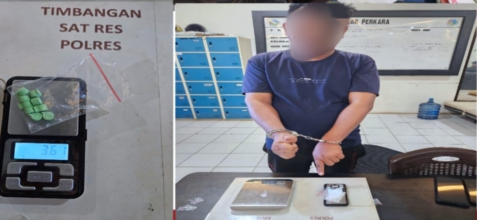 Pengedar Sabu di Babat Toman Dibekuk Polisi, 23 Gram Sabu dan Ekstasi Diamankan