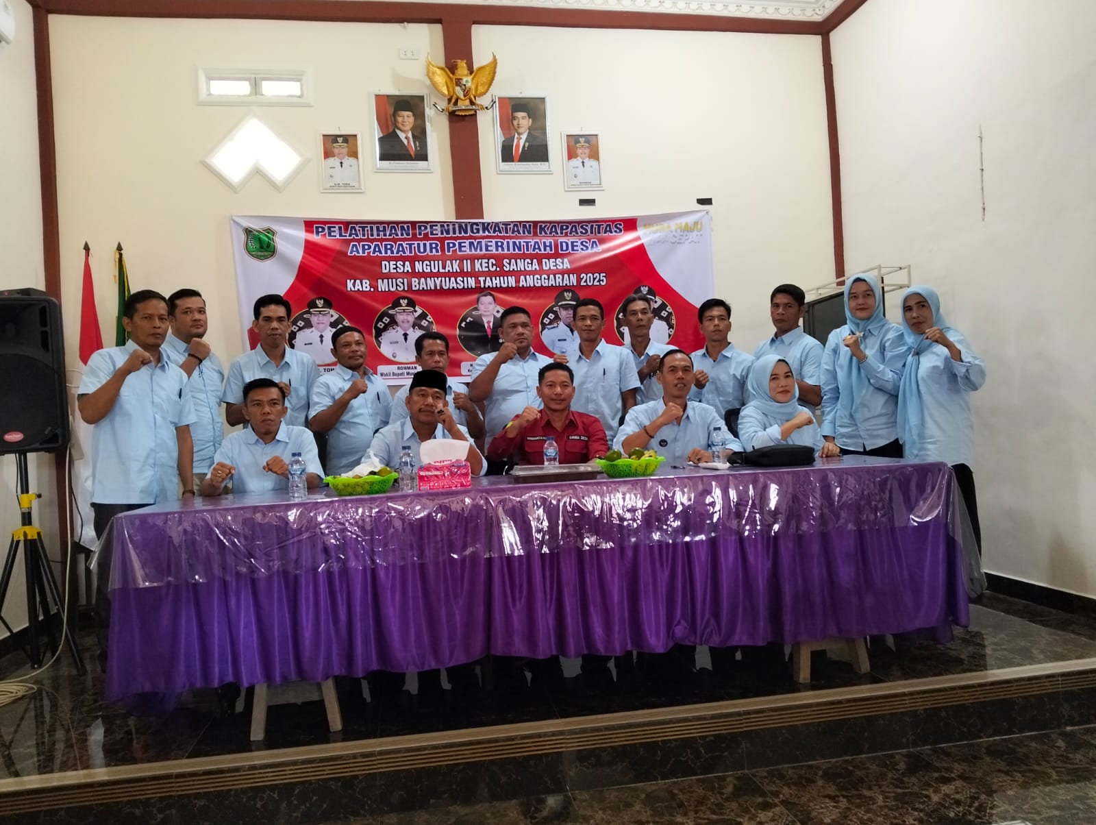 Tingkatkan Kualitas Pelayanan Masyarakat, Pemdes Ngulak II Gelar Pelatihan Peningkatan Kapasitas Aparatur Desa