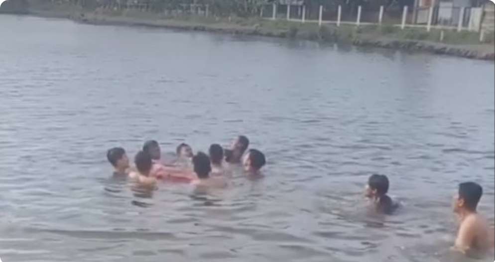 Berikut Kronologis Bocah Tenggelam di Kolam Retensi Kota Palembang 