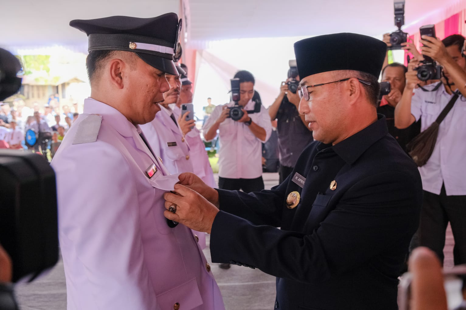 Lantik Langsung Kades Terpilih di Kecamatan Sungai Keruh