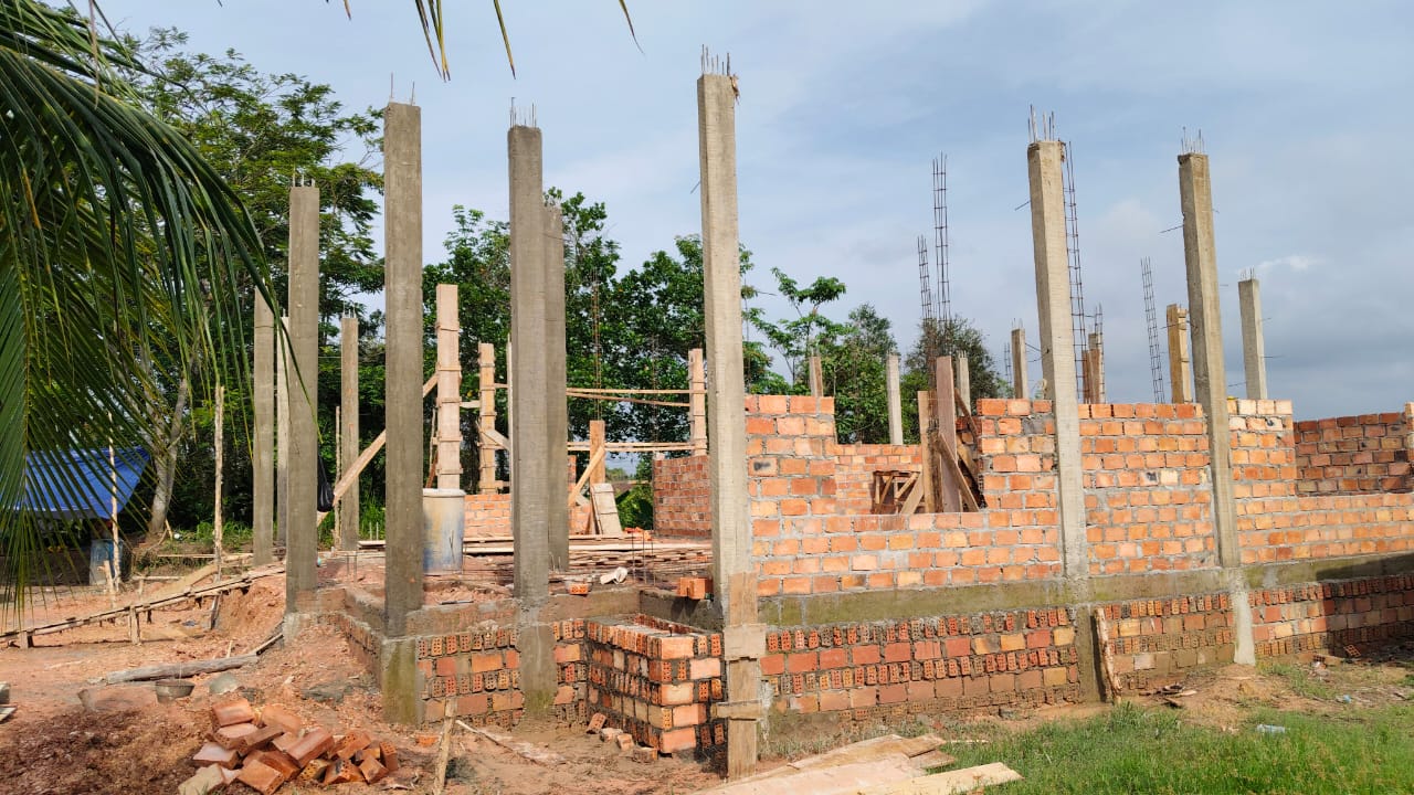 Pemkab Muba Bangun Gedung Kantor Desa Desa Pinang Banjar 