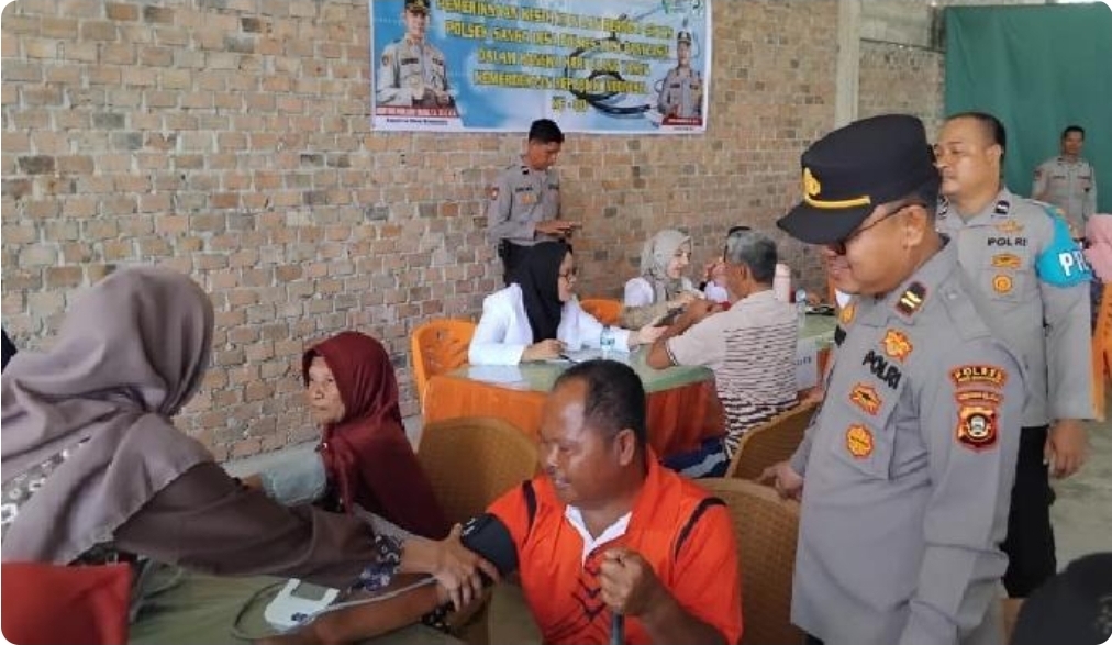 Polsek Sanga Desa Gelar Layanan Kesehatan Gratis untuk Warga Pelosok