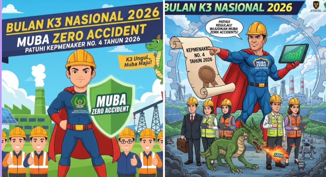 Pemkab Muba Perkuat Budaya K3, Bupati Toha Tohet Targetkan Zero Kecelakaan Kerja