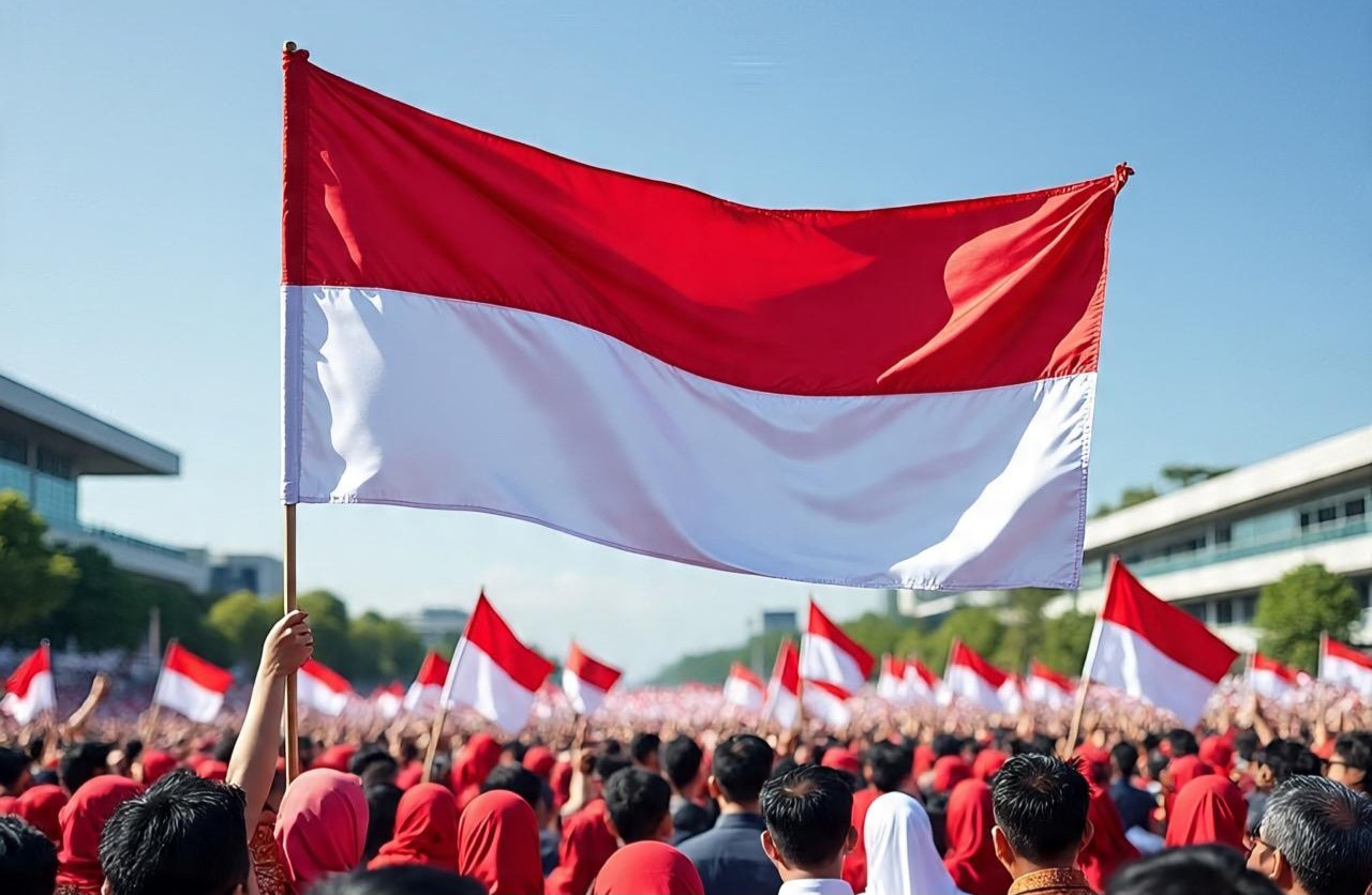 Bupati HM. Toha Ajak Warga Muba Kibarkan Merah Putih, Sambut HUT ke-80 RI dengan Semangat Persatuan