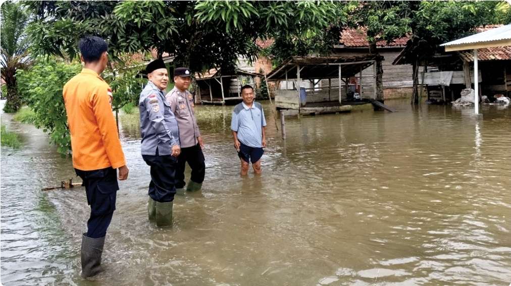 Hujan Deras Picu Luapan Sungai, Ratusan Rumah di Sungai Keruh Muba Terendam