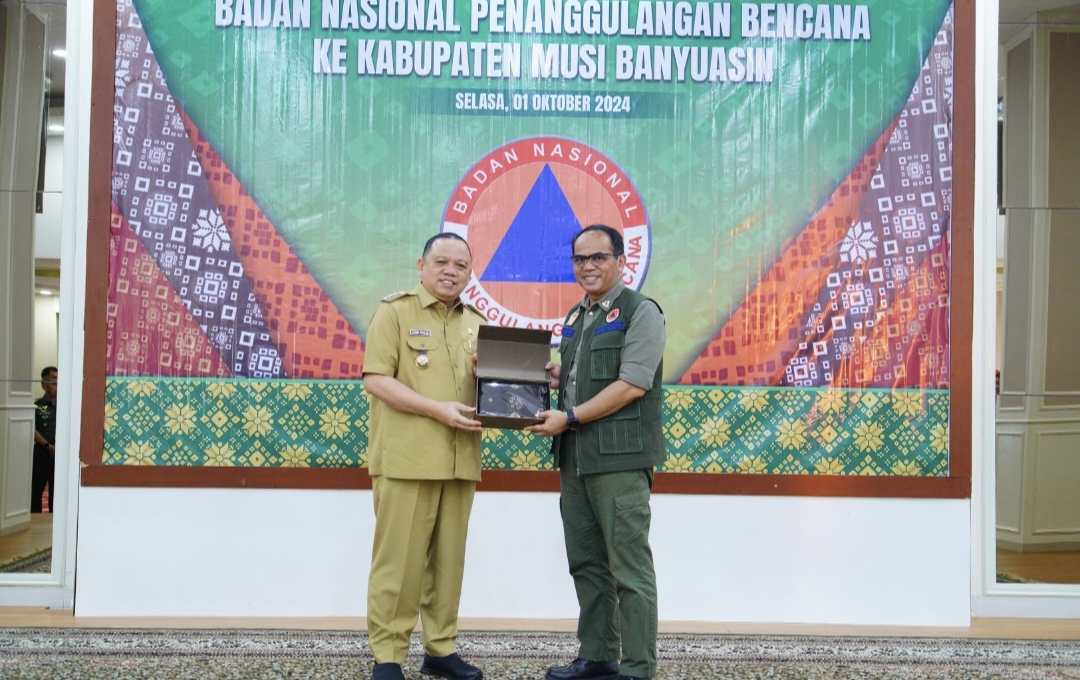 Pemkab Muba Terima Dukungan 16 Peralatan dari BNPB untuk Penanganan Karhutlah