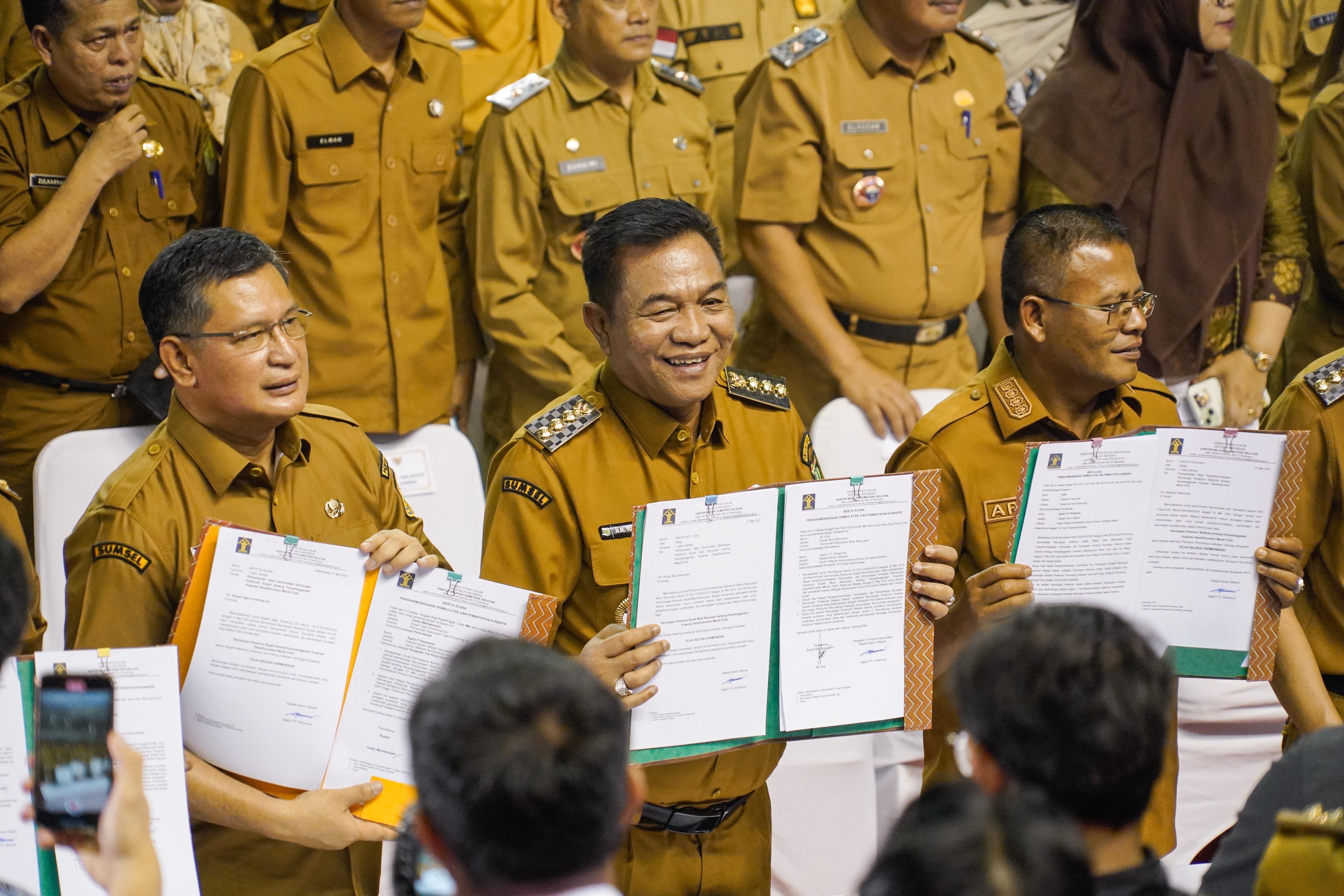Gubernur Herman Deru Sebut Koperasi Merah Putih di Musi Banyuasin Telah Terbentuk 100 Persen