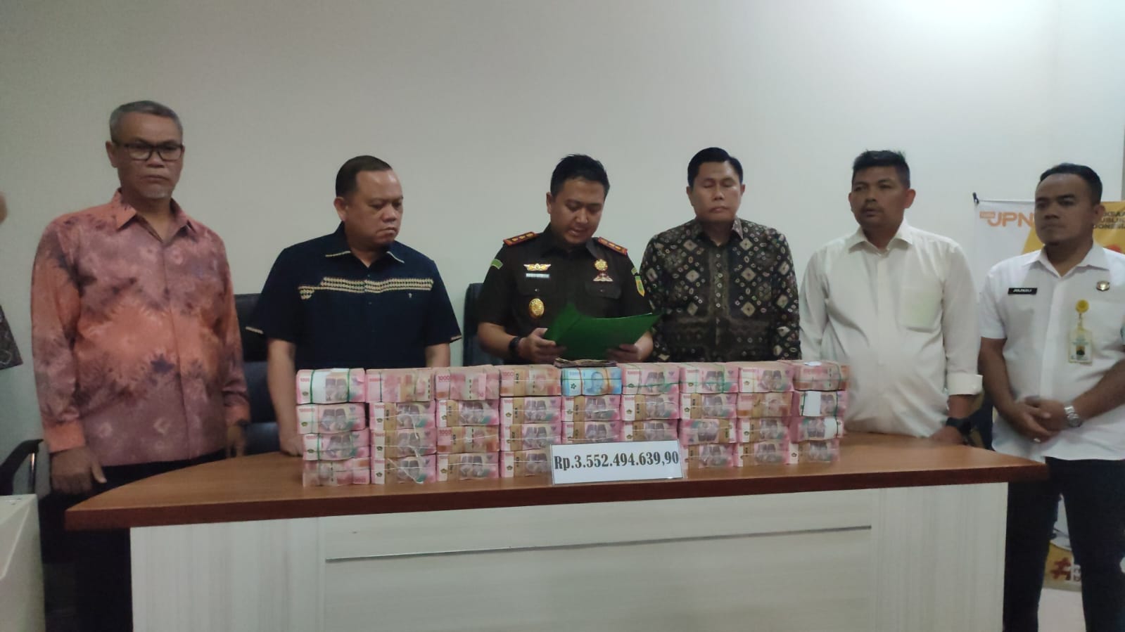 Kejari Muba Berhasil Kembalikan Kerugian Negara Sebesar Rp 3,5 Miliar, Dari Dinas Kominfo