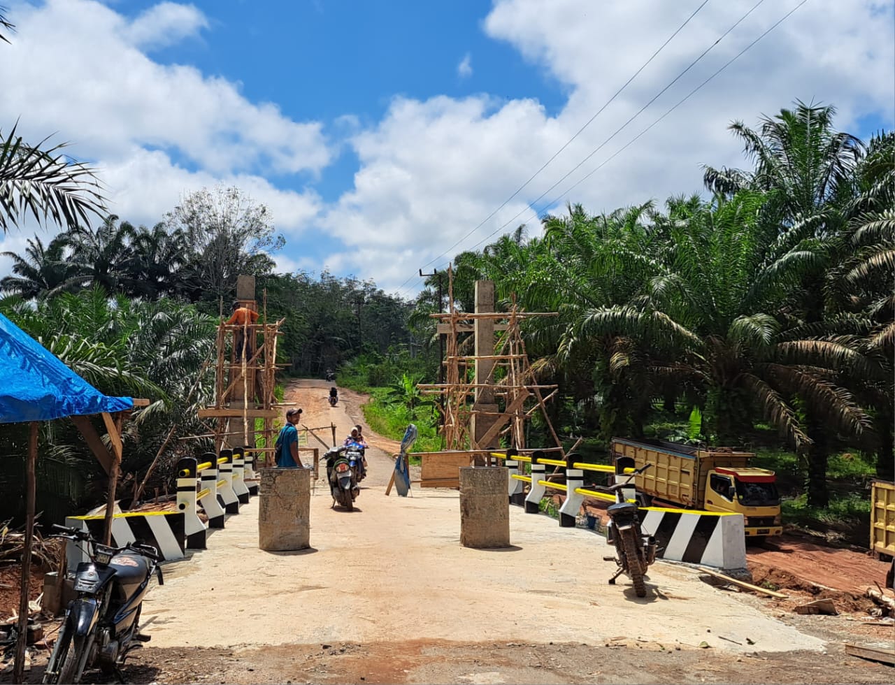 Pembangunan 3 Unit Jembatan di Desa Linggosari Sudah Rampung, Murni Hibah Dana Pribadi Salah Satu Warga