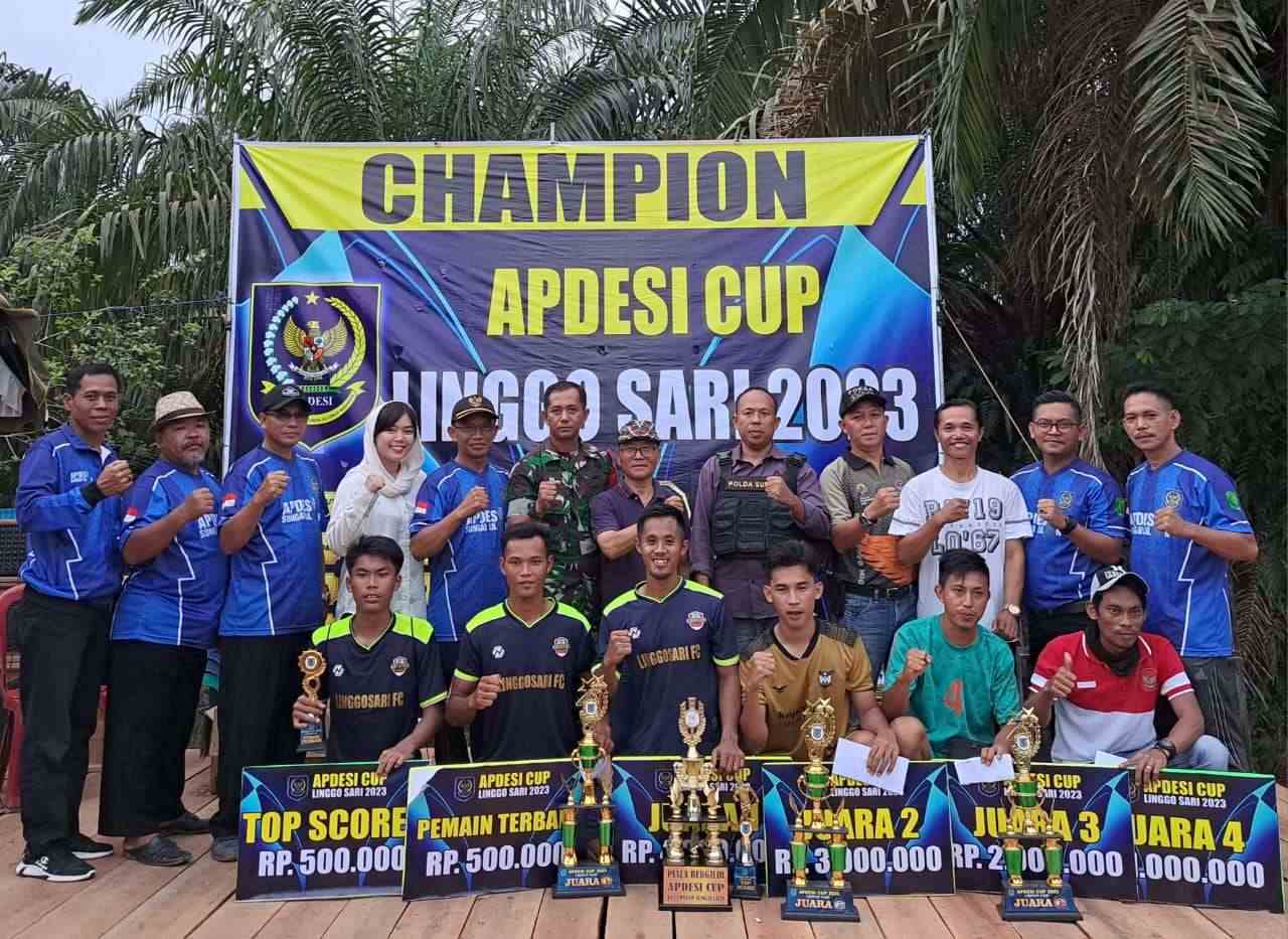 Linggosari FC Berhasil Mempertahankan Gelar Apdesi Cup, Kalahkan Srigunung FC Dilaga Final