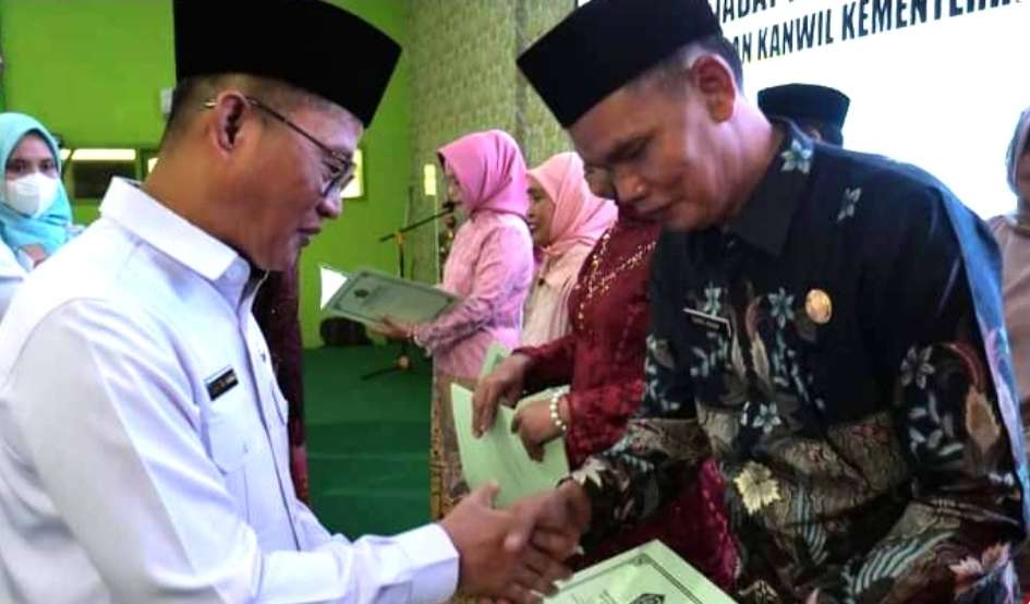 31 Kepala Madrasah Negeri di Sumsel di Lantik Kanwil Kemenag, Berikut Nama-Namanya