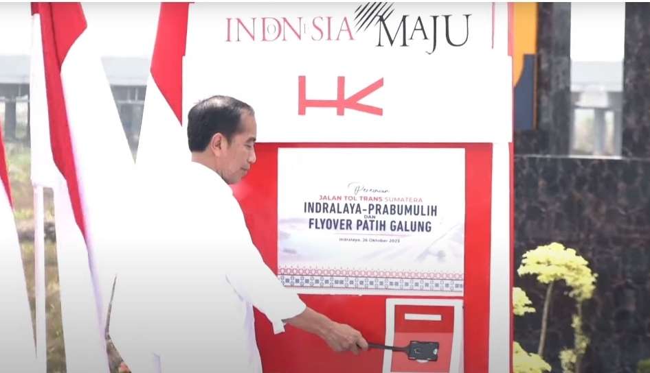 Akhirnya, Tol Indralaya Prabumulih Diresmikan Presiden Jokowi