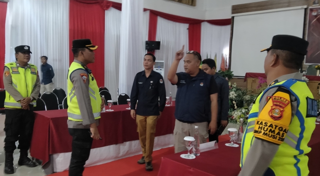 Jelang Pendaftaran, Polres Muba Gelar Koordinasi Untuk Pengamanan