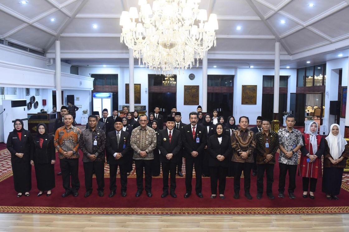 Pj Gubernur Agus Fatoni Lantik 21 Pejabat Struktural dan Fungsional di Lingkungan Pemprov Sumsel