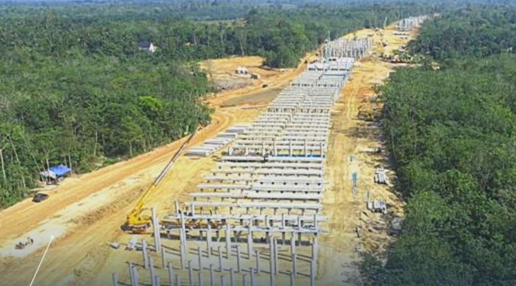 Brantas Abipraya Kebut Pembangunan Tol Bayung Lencir Tempino, Target Selesai Pertengahan Tahun 2024
