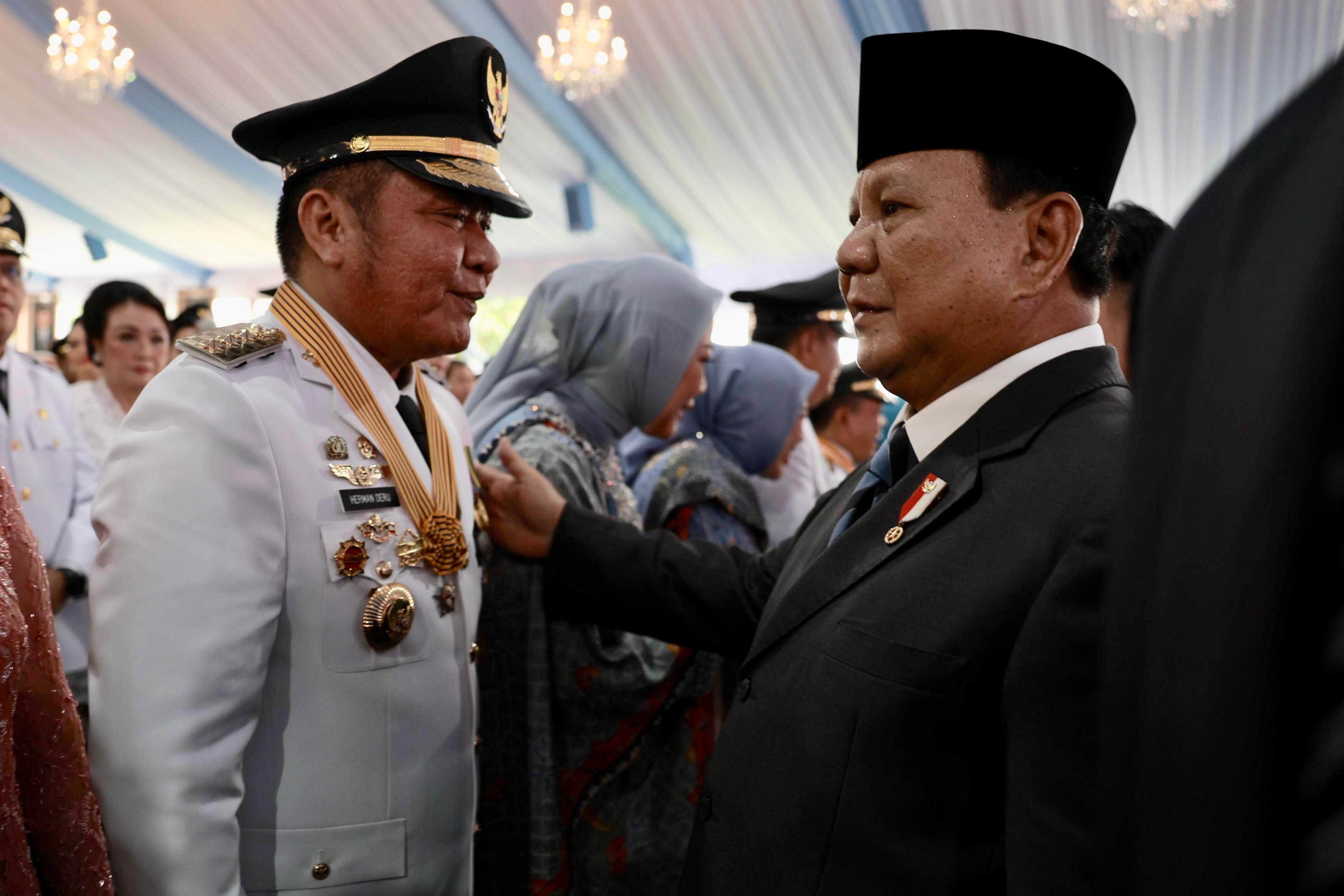 Presiden Prabowo Resmi Lantik HDCU Sebagai Gubernur dan Wakil Gubernur Sumatera Selatan Periode 2025-2030