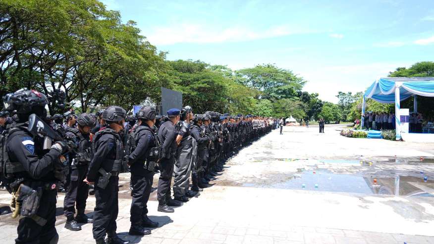 Sispamkota 2026, Polda Sumsel Uji Kesiapan Personel Hadapi Gangguan Kamtibmas