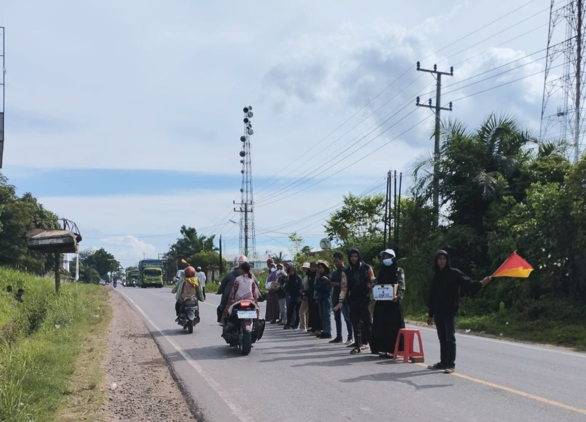 Aliansi Pemuda dan Mahasiswa Sungai Lilin Gelar Penggalangan Dana Untuk Korban Gempa Cianjur