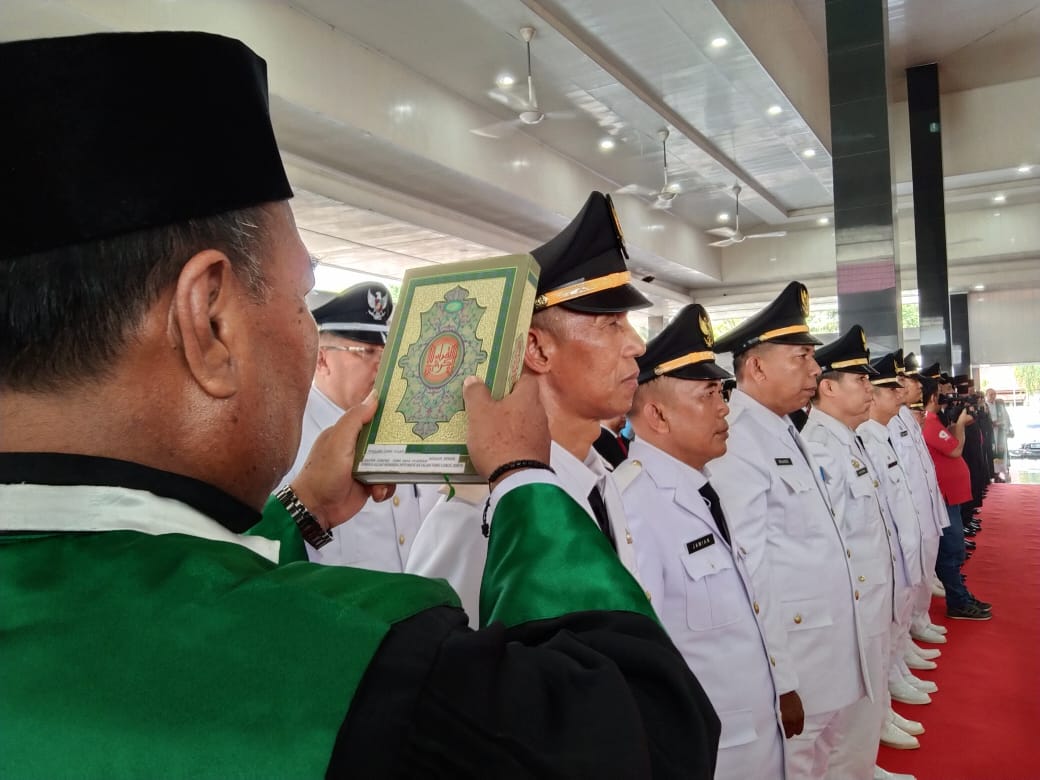 Gerbong Pejabat Pemkab Muba Bergerak, Sebanyak 172 Dilantik, 6 Diantaranya JTP, Berikut Daftarnya