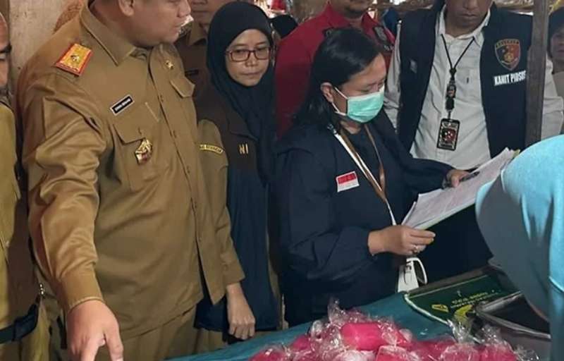 Tim Gabungan di Banyuasin Datangi Lokasi Pembuatan Cendol Mengandung Bahan Berbahaya