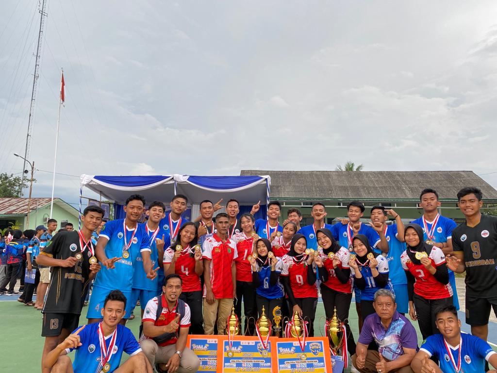 Membanggakan, Tim Voli Musi Banyuasin Sapu Bersih Piala Liga Voli Sumsel 2023