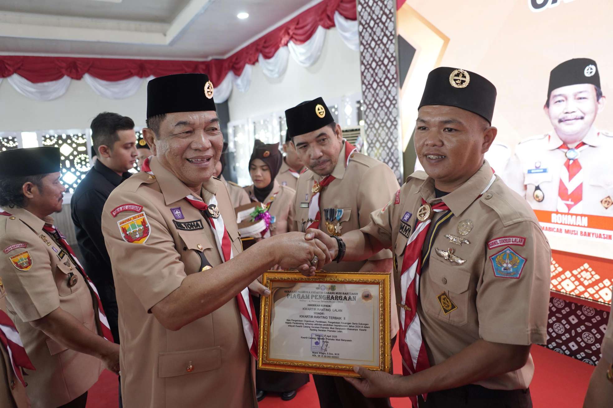 Bupati Muba Dilantik Sebagai Ketua Majelis Pembimbing Cabang Pramuka Masa Bakti 2025-2030