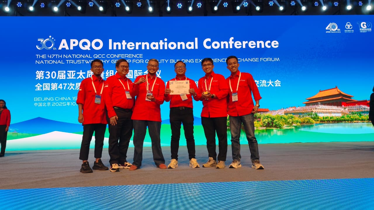 Lewat Inovasi GASPOL, PHE Jambi Merang Sabet Penghargaan Internasional di APQO 2025 Beijing