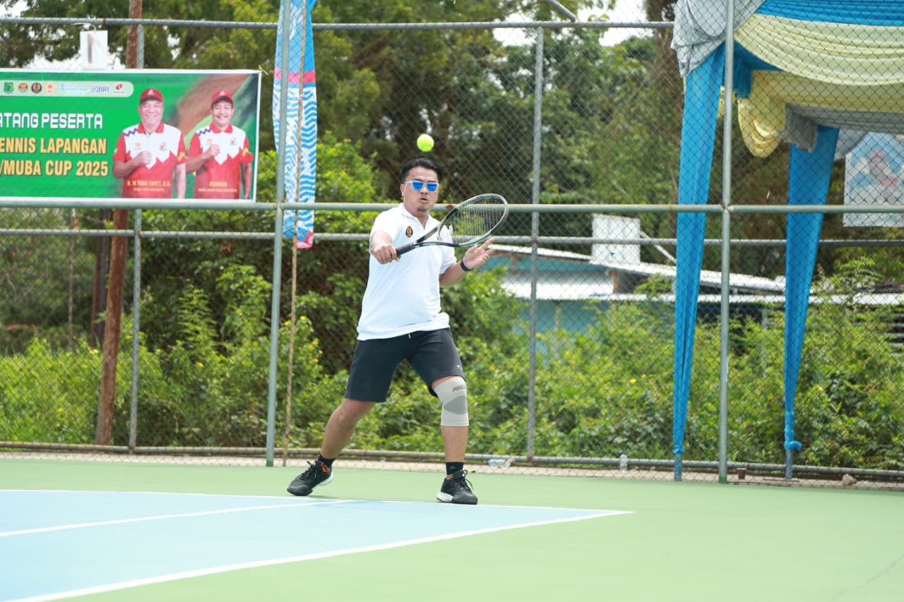 Turnamen Tenis Dandim 0401/Muba Cup 2025 Resmi Dibuka