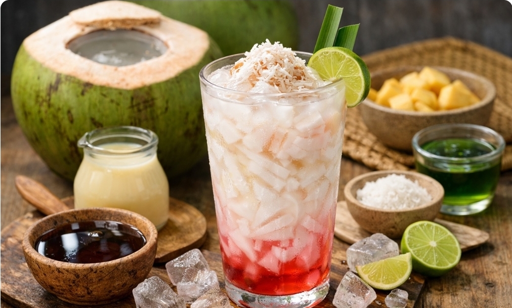 Segar dan Praktis! Resep Es Kelapa Muda Spesial untuk Menu Buka Puasa yang Lebih Nikmat