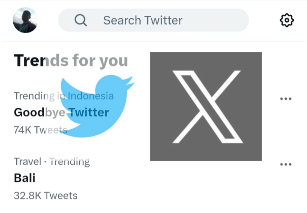 Trending! Goodbye Twitter, Logo Burung Biru Resmi Diganti Jadi X Hitam ...