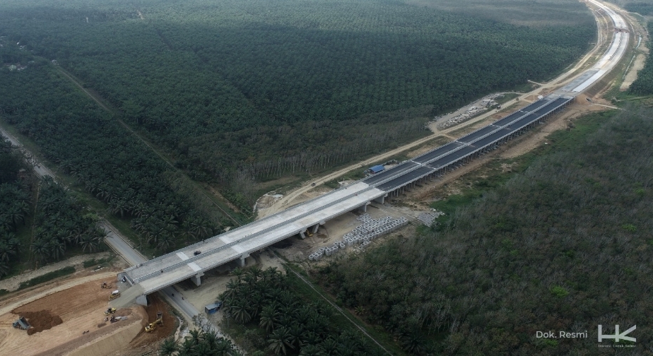 Hutama Karya Optimis Tahun 2024 Sumatera Utara - Aceh Tersambung Tol Trans Sumatera, Begini Progresnya