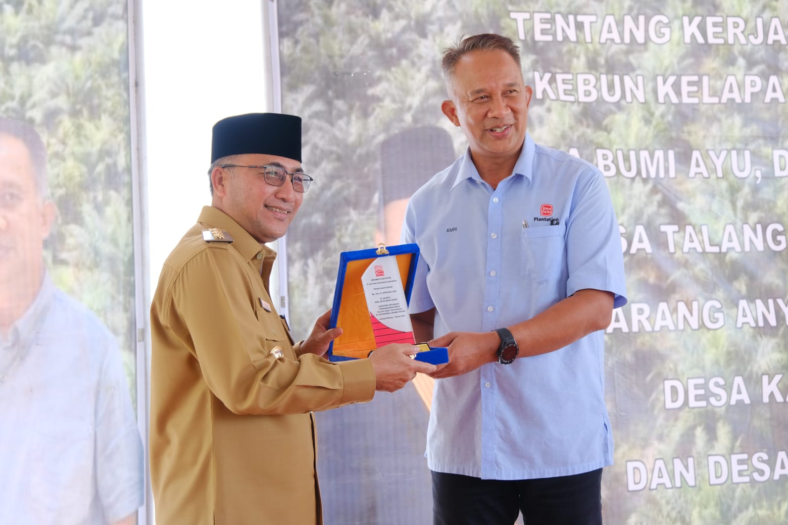 Kebun Sawit, Pemkab Muba MOU  PT GPI,  Warga Nikmati Pendapatan 70 Persen, Pemdes 30 Persen