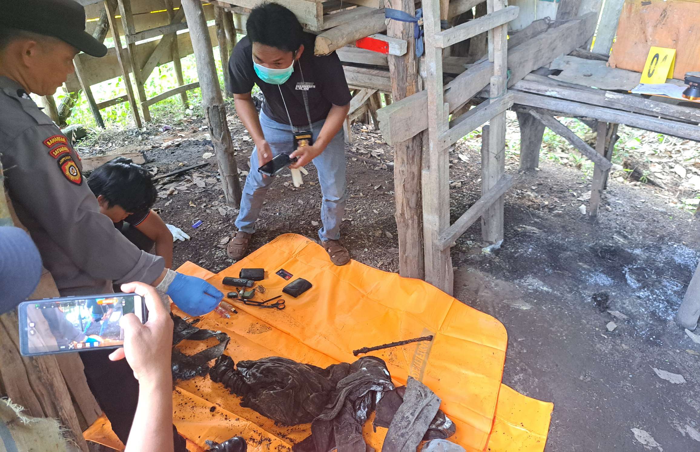 Kerangka Manusia Ditemukan di Pondok Kebun Karet Sungai Lilin, Diduga Sudah Lama Meninggal