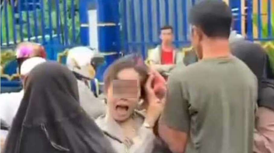 Heboh di Lubuk Linggau, Video Wanita Diduga Istri TNI Labrak Suami dan Pelakor