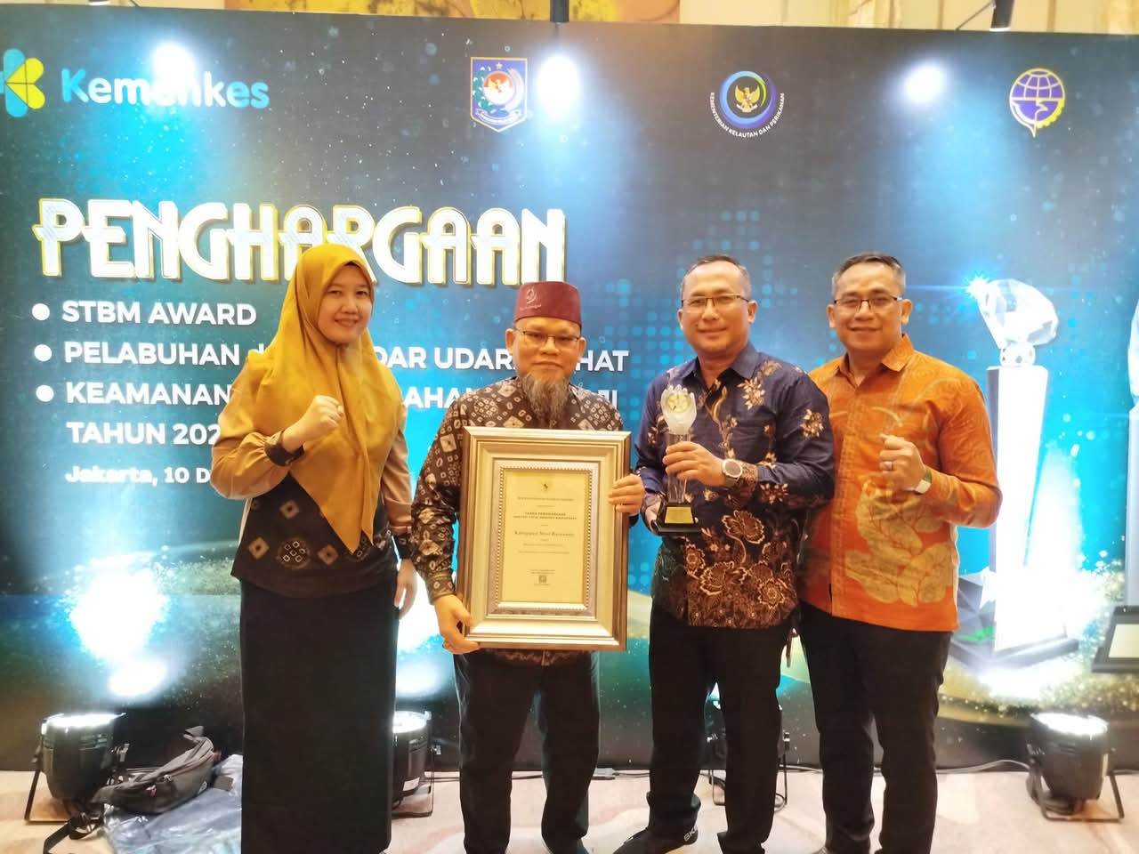 Maksimalkan Sanitasi Sehat, Muba Raih STBM Award dari Kemenkes