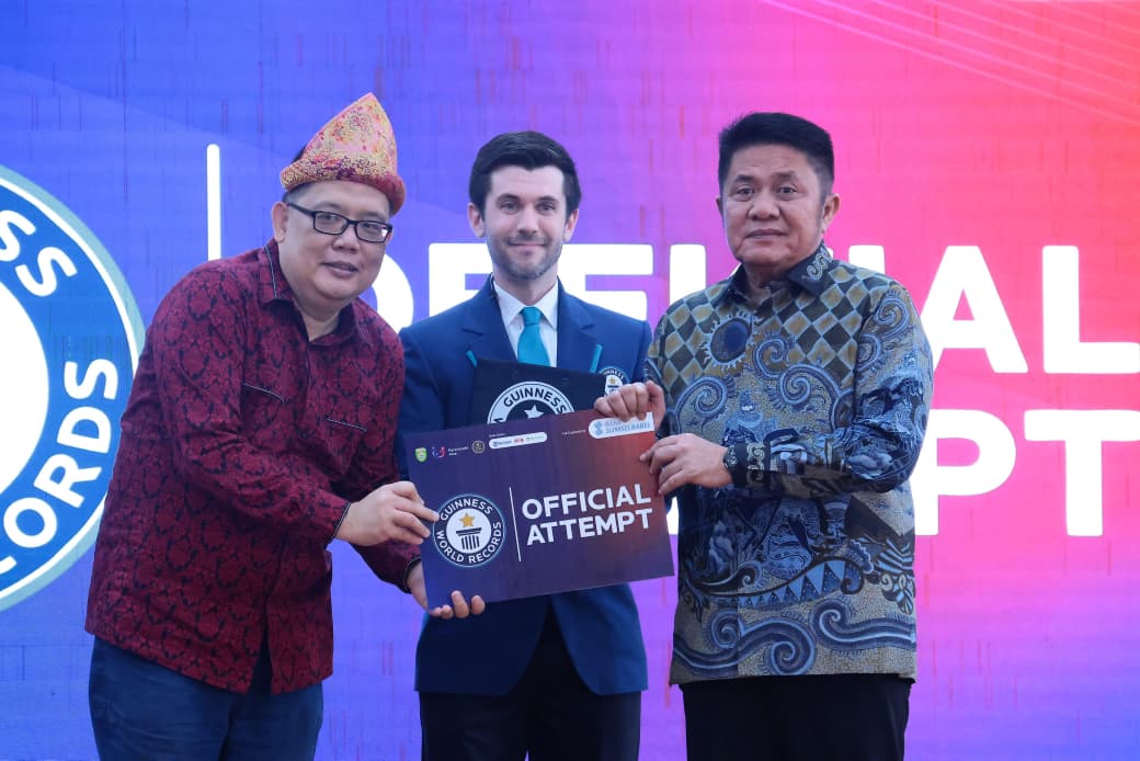 Sumsel Raih Guinness World Records Lewat Pelatihan AI Terbesar untuk Guru di Dunia