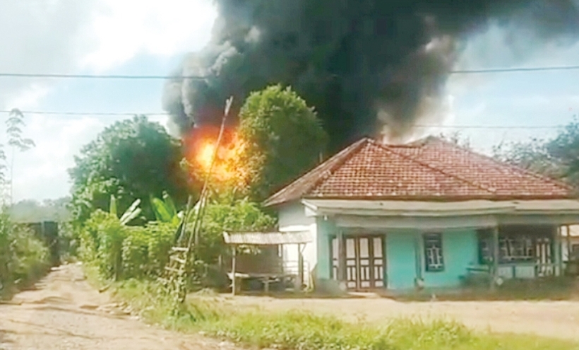 Kembali Gudang BBM Ilegal di Kabupaten Ogan Ilir Terbakar