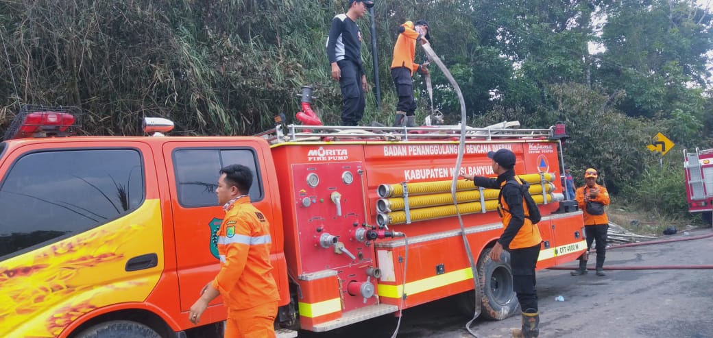 Kompor Gas Hanguskan Sawmill di Batanghari Leko, 24 Rumah Rata Dengan Tanah